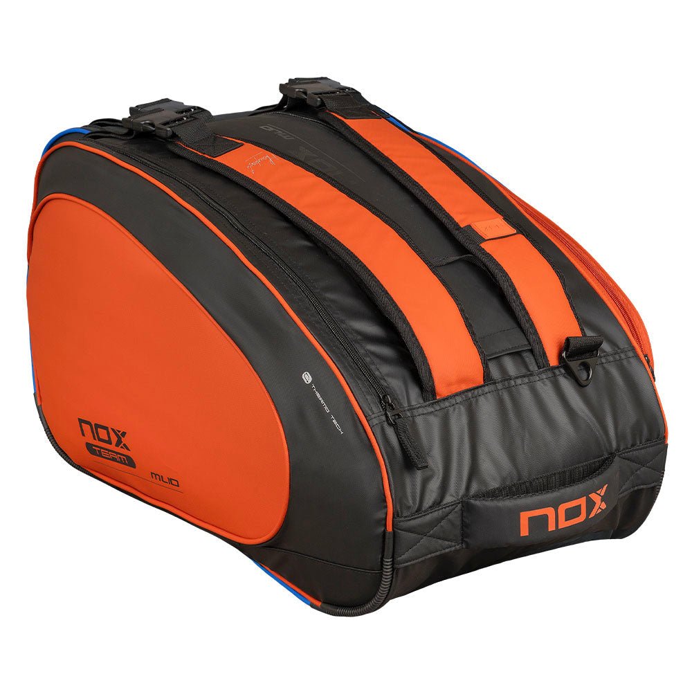 NOX ML10 Team Black/Orange 2025 MIGUEL LAMPERTI Padel Bag Padel Bag Nox