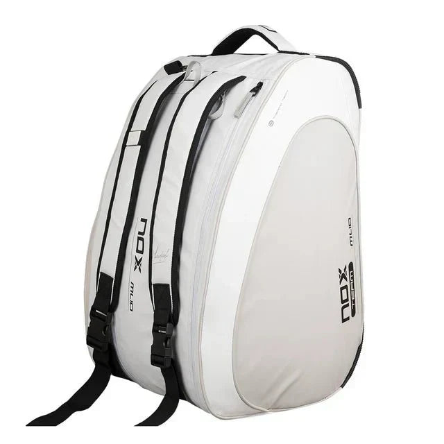 NOX ML10 Team White/Grey 2025 MIGUEL LAMPERTI Padel Bag Padel Bag Nox