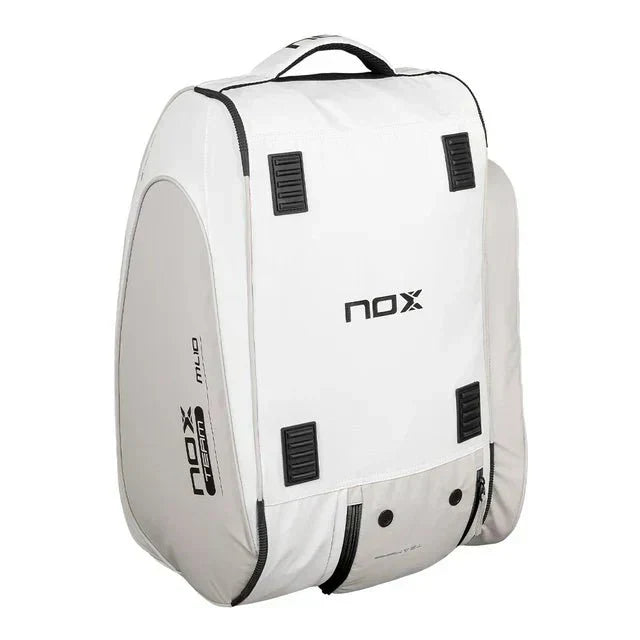NOX ML10 Team White/Grey 2025 MIGUEL LAMPERTI Padel Bag Padel Bag Nox