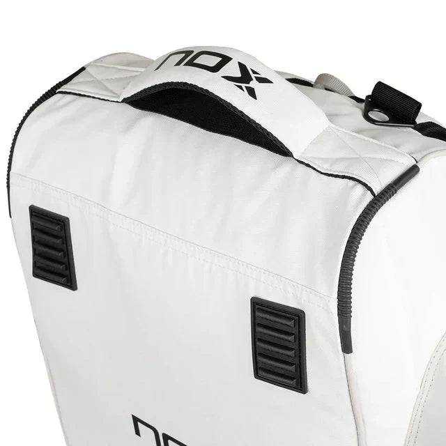 NOX ML10 Team White/Grey 2025 MIGUEL LAMPERTI Padel Bag Padel Bag Nox