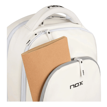 Nox PRO SERIES White Backpack - Bell Racket Store