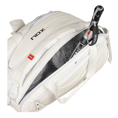 Nox Pro Series White Padel Bag - Bell Racket Store
