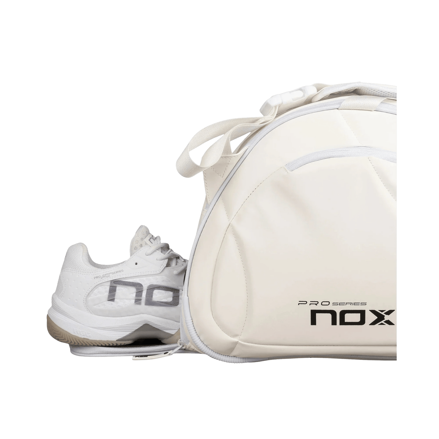 Nox Pro Series White Padel Bag - Bell Racket Store