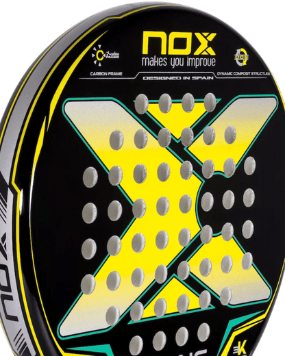 Nox X - ONE Yellow Padel Racket - Bell Racket Store