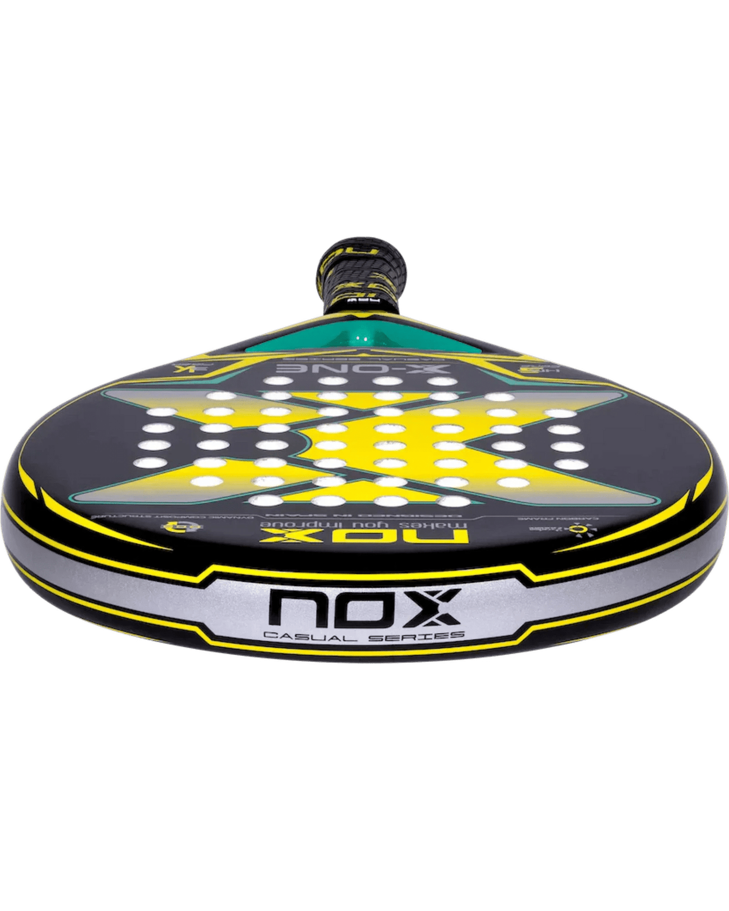 Nox X - ONE Yellow Padel Racket - Bell Racket Store