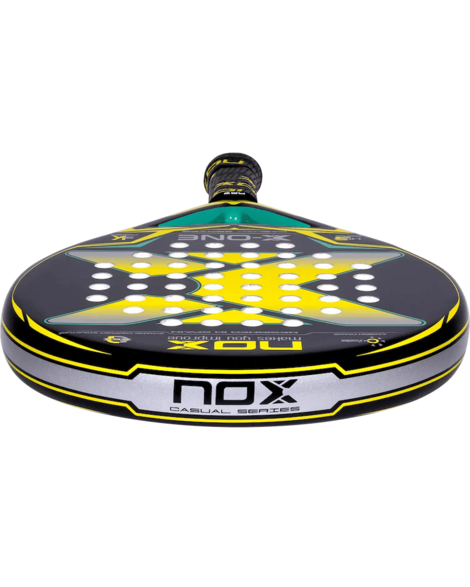 Nox X - ONE Yellow Padel Racket - Bell Racket Store
