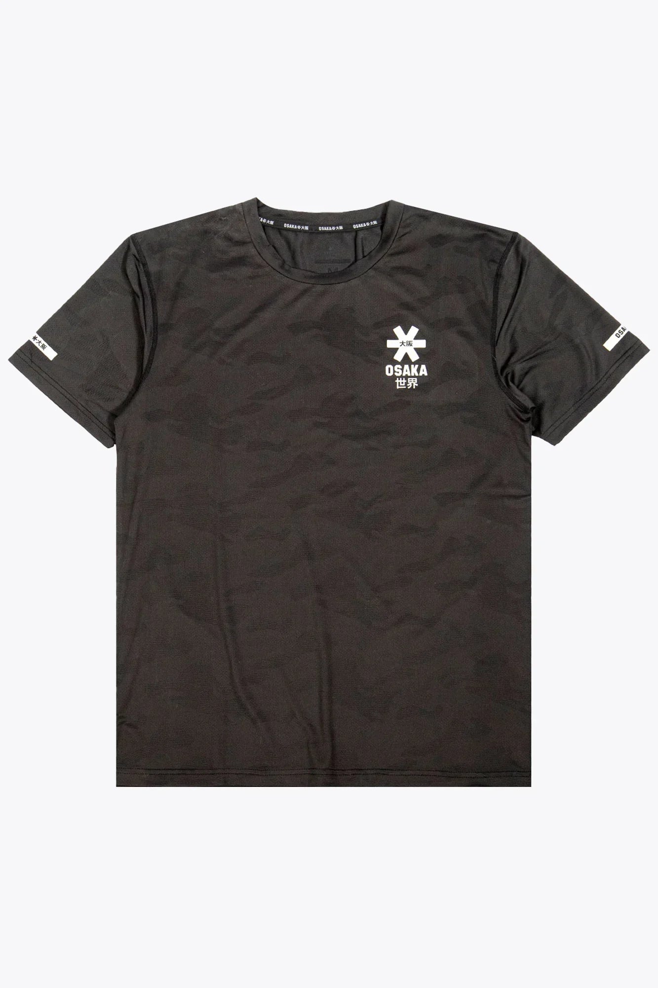 Osaka Men Training Tee Mesh Short Sleeves | Black - Bell Racket Store