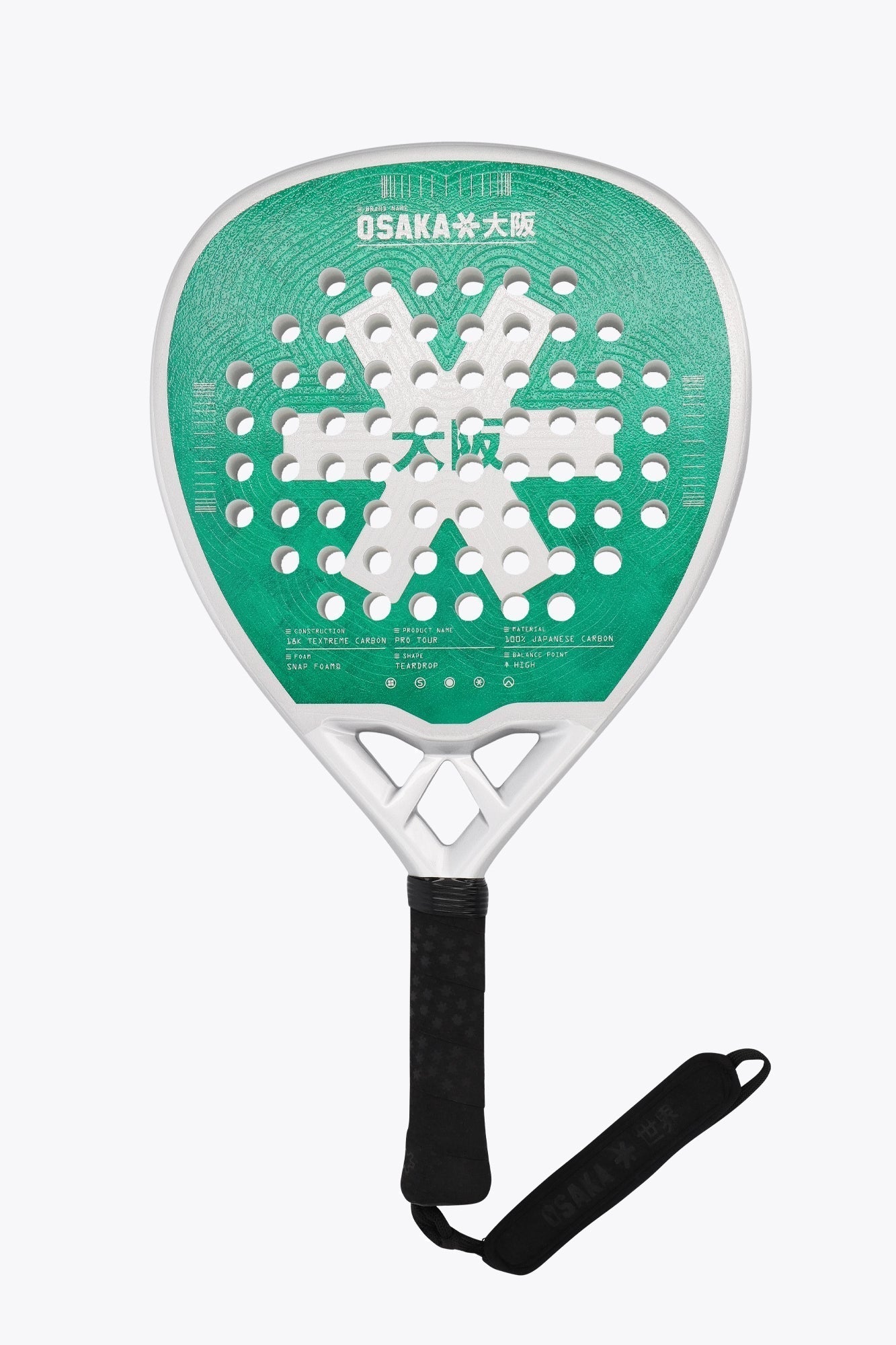Osaka Padel Racket - Pro Tour - Power | Aquatic Awe - Bell Racket Store