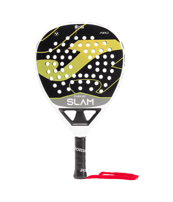 Joma Slam Flex 2.0 Yellow/White 2025 Padel Racket Padel Racket Joma
