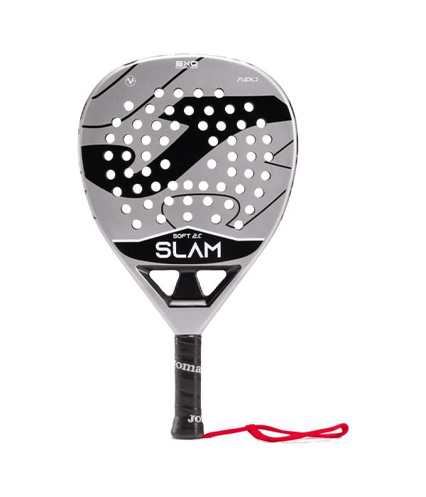 Joma Slam Soft Grey/Black 2025 Padel Racket Padel Racket Joma