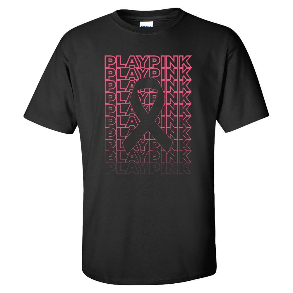 Play Pink Tennis Tee Black - Bell Racket Store
