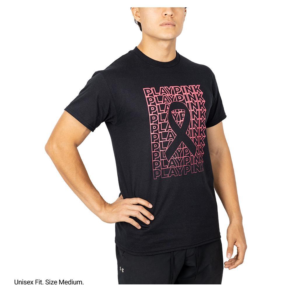 Play Pink Tennis Tee Black - Bell Racket Store