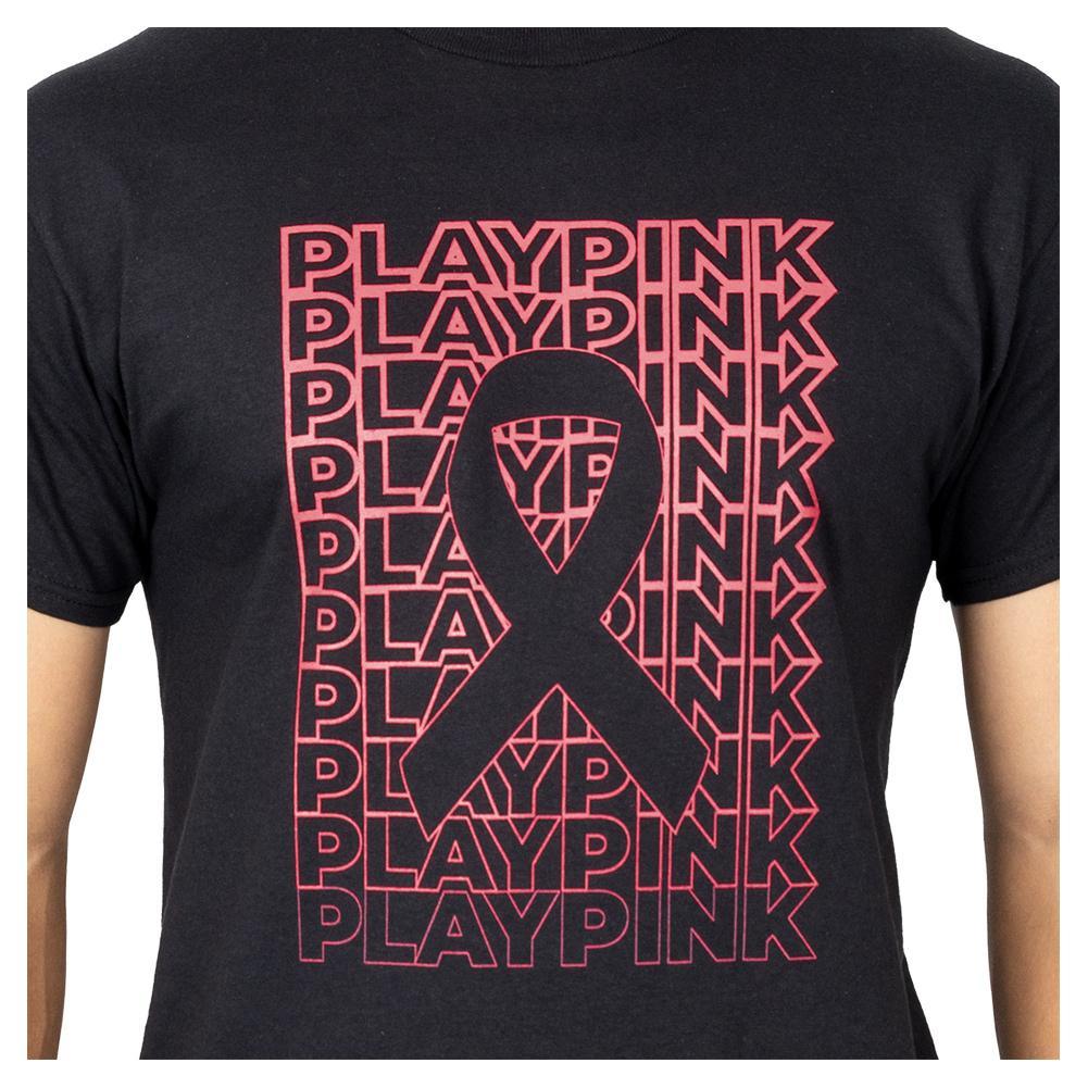 Play Pink Tennis Tee Black - Bell Racket Store
