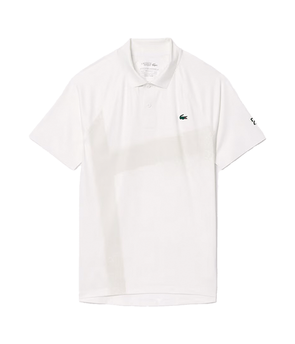 Polo Lacoste Novak Djokovic White 2025 Padel Clothes Lacoste