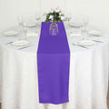 Polyester 12"x108" Table Runner Purple - Durable & Wrinkle-Resistant Table Decor