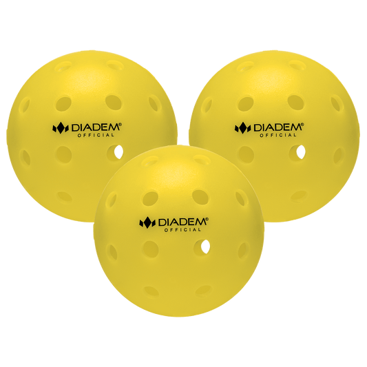 Power 3 Pack Pickleball Balls Yellow - Bell Racket Store