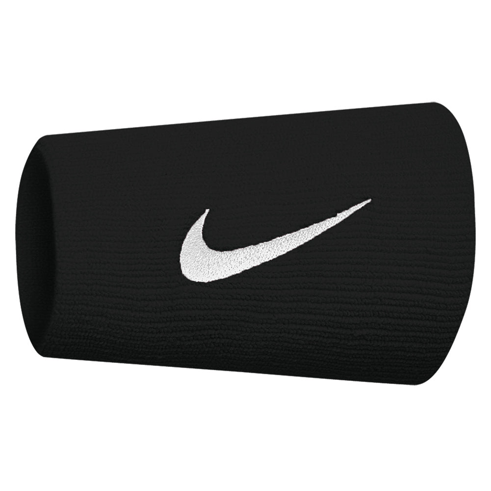 Premier Doublewide Tennis Wristbands 2 Pack Black and White - Bell Racket Store