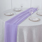 Chiffon 6ft Table Runner Lavender Lilac - Flowy & Lightweight Table Decor