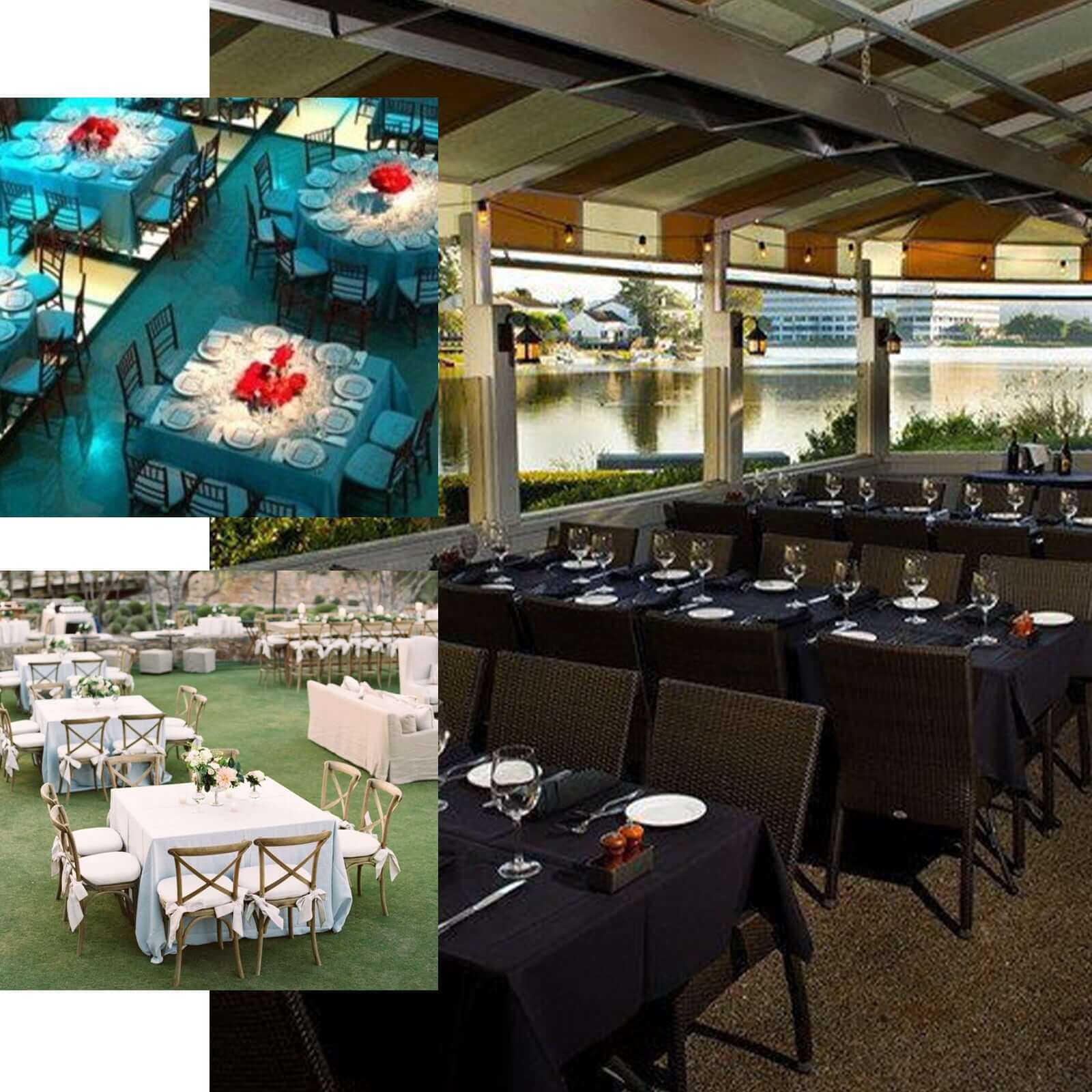 Polyester Square 90"x90" Tablecloth Beige - Wrinkle-Resistant & Durable Table Cover