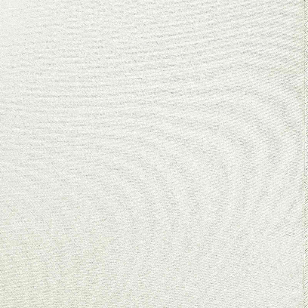 Polyester 12"x108" Table Runner Ivory - Durable & Wrinkle-Resistant Table Decor