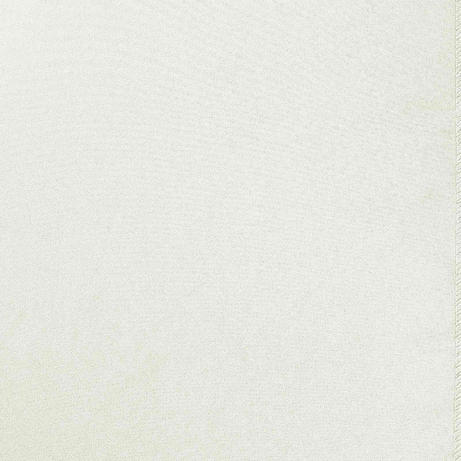 Polyester 12"x108" Table Runner Ivory - Durable & Wrinkle-Resistant Table Decor