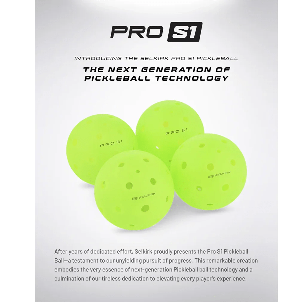 Pro S1 Pickleballs 4 - Pack - Bell Racket Store