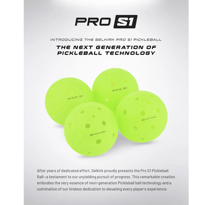 Pro S1 Pickleballs 4 - Pack - Bell Racket Store