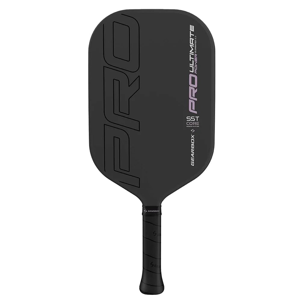 Pro Ultimate Power Elongated Pickleball Paddle Black and Purple - Bell Racket Store