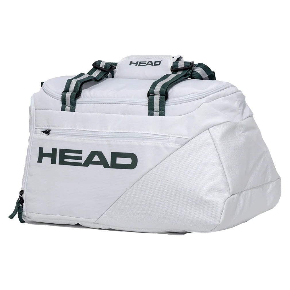 Pro X Court Tennis Bag 48L White and Green - Bell Racket Store