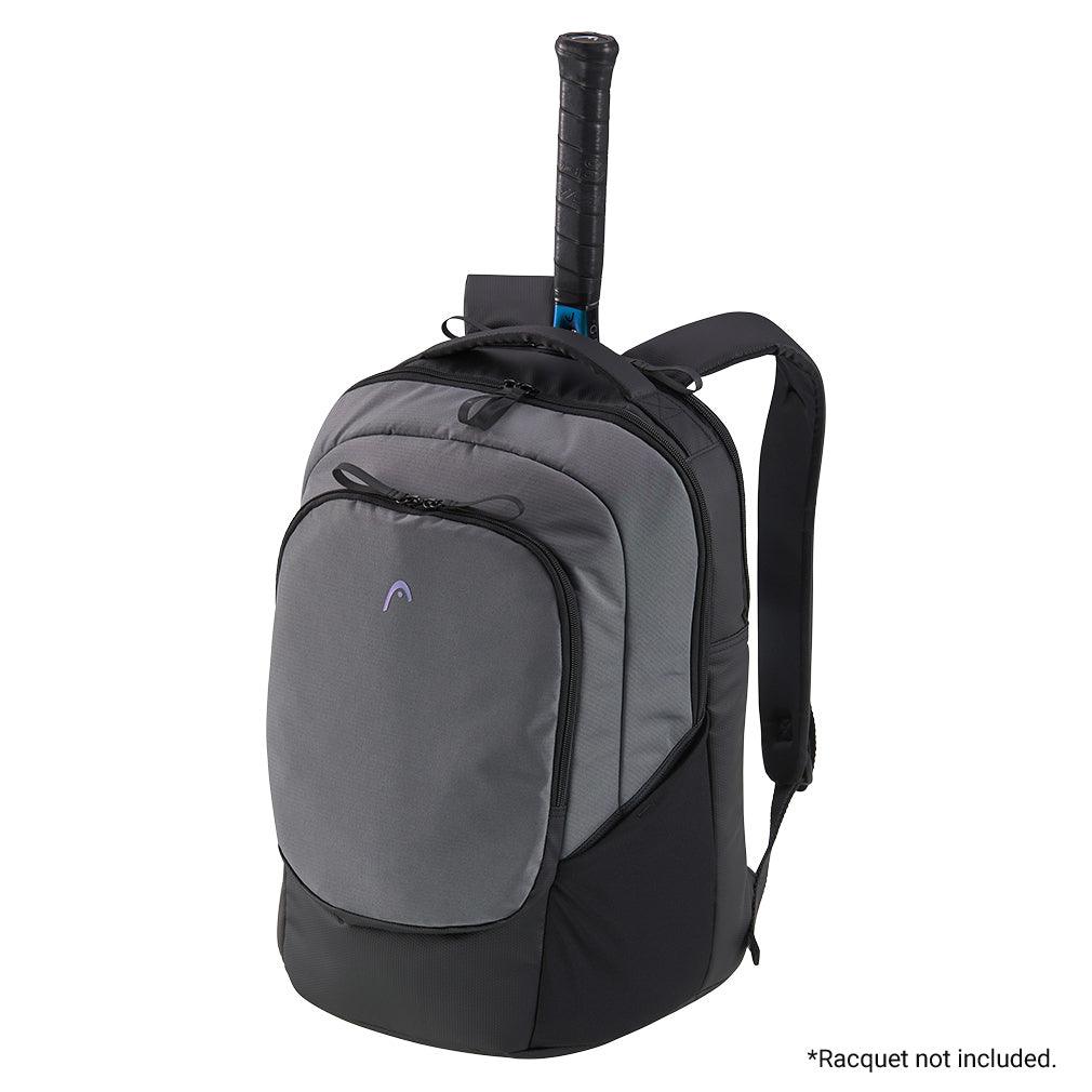 Pro X Tennis Backpack (30L) Black and Dark Grey - Bell Racket Store