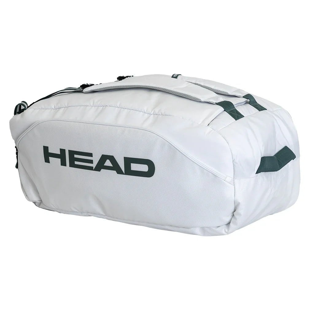 Pro X Tennis Duffle Bag L White and Green - Bell Racket Store