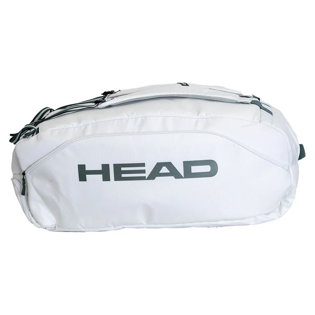 Pro X Tennis Duffle Bag L White and Green - Bell Racket Store