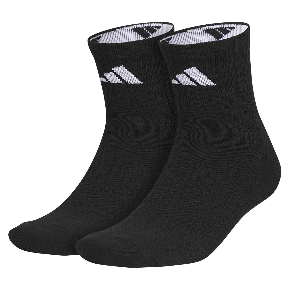 Pure Training 2 - Pack High Quarter Socks Black and White - Bell Racket Store