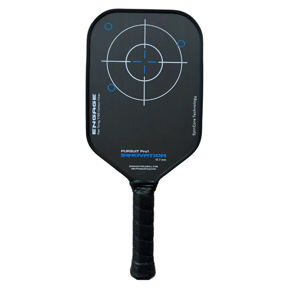 Pursuit Pro1 Innovation 12.7mm Pickleball Paddle Carbon Sky - Bell Racket Store