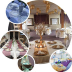 10 Pack Sheer Organza 14"x108" Table Runners Olive Green - Soft and Lightweight Table Accent