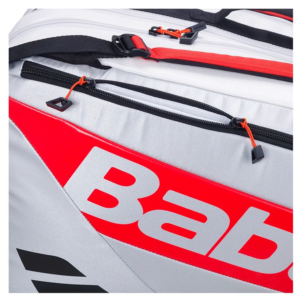 RH Pro Juan Lebron Padel Bag White and Red - Bell Racket Store