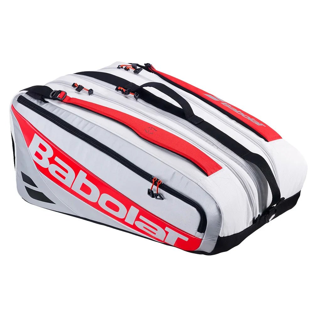 RH Pro Juan Lebron Padel Bag White and Red - Bell Racket Store