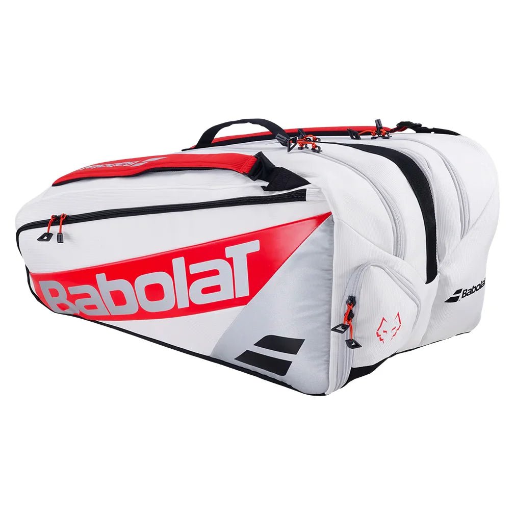 RH Pro Juan Lebron Padel Bag White and Red - Bell Racket Store