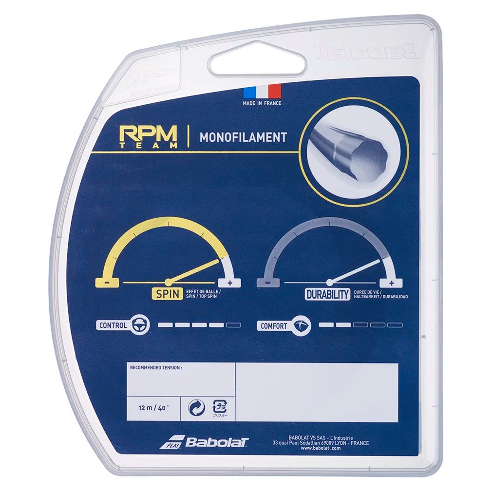 RPM Team Tennis String Black - Bell Racket Store