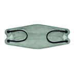 10 Pack Sage Green Breathable KF94 Face Mask, 3D Fish-Design Mouth Shields for Adult, 4-Layer Protective Face Masks with Adjustable Nose Clip