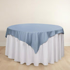 Scuba 70"x70" Table Overlay Square Tablecloth Dusty Blue - Wrinkle Free & Stain Resistant Table Cover - Bell Racket Store