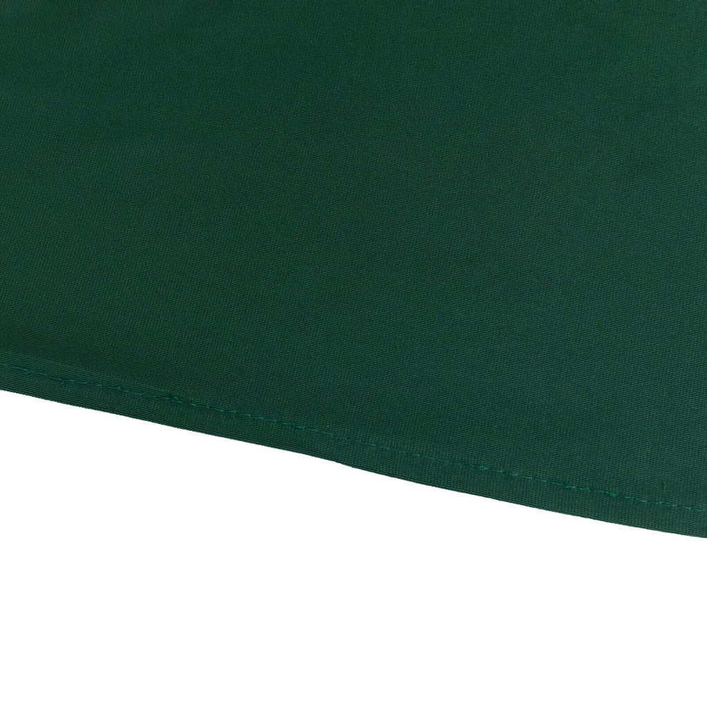 Scuba 70"x70" Table Overlay Square Tablecloth Hunter Emerald Green - Wrinkle Free & Stain Resistant Table Cover - Bell Racket Store