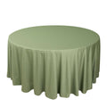 Scuba Round 120" Tablecloth Dusty Sage Green - Wrinkle Free & Stain Resistant Seamless Table Cover - Bell Racket Store
