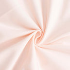 Scuba Round 132" Tablecloth Blush - Wrinkle Free & Stain Resistant Seamless Table Cover - Bell Racket Store