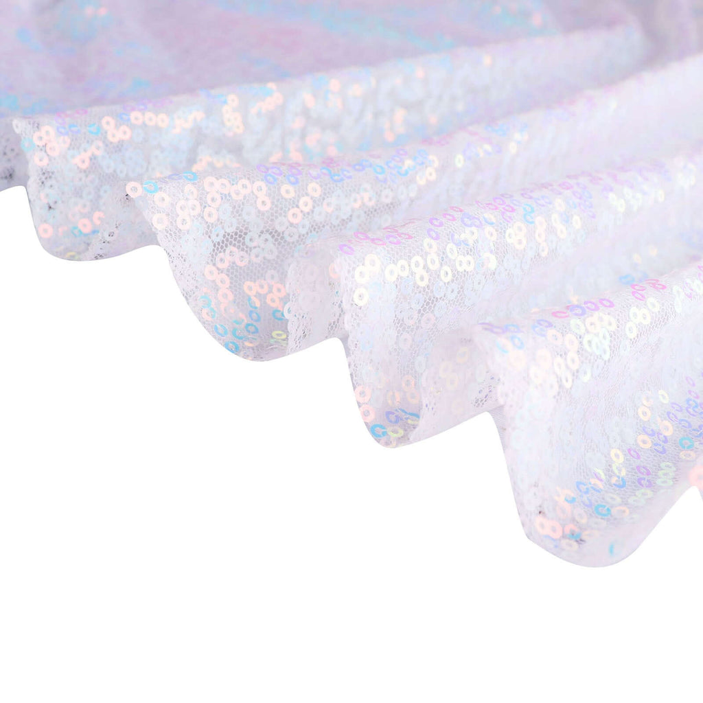 Sequin 20"x20" Napkin Iridescent Blue - Shimmering Dinner Napkin - Bell Racket Store