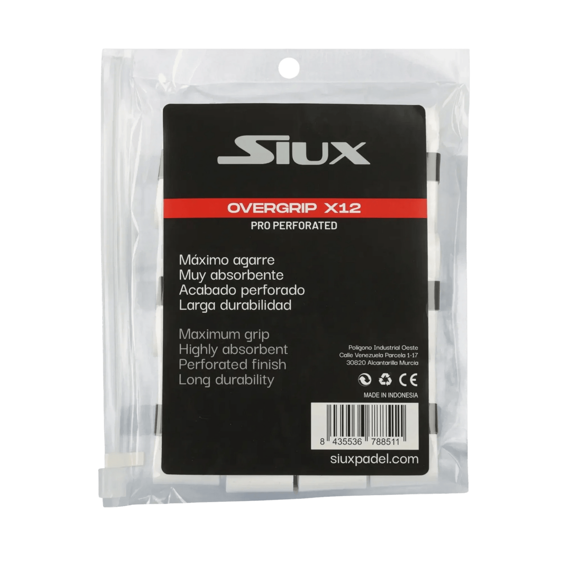 Siux Pro Perforated x12 Padel Overgrip - Bell Racket Store