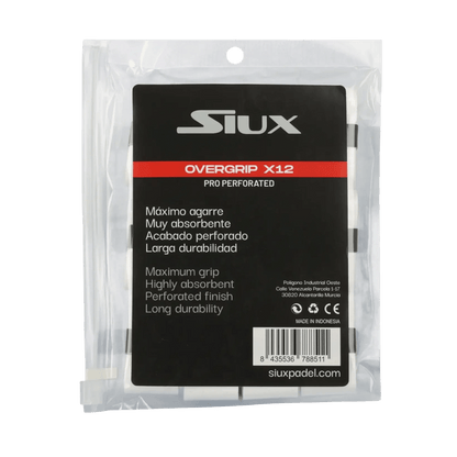 Siux Pro Perforated x12 Padel Overgrip - Bell Racket Store