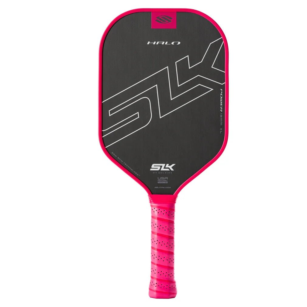 SLK Halo Power Pickleball Paddle Max Pink - Bell Racket Store