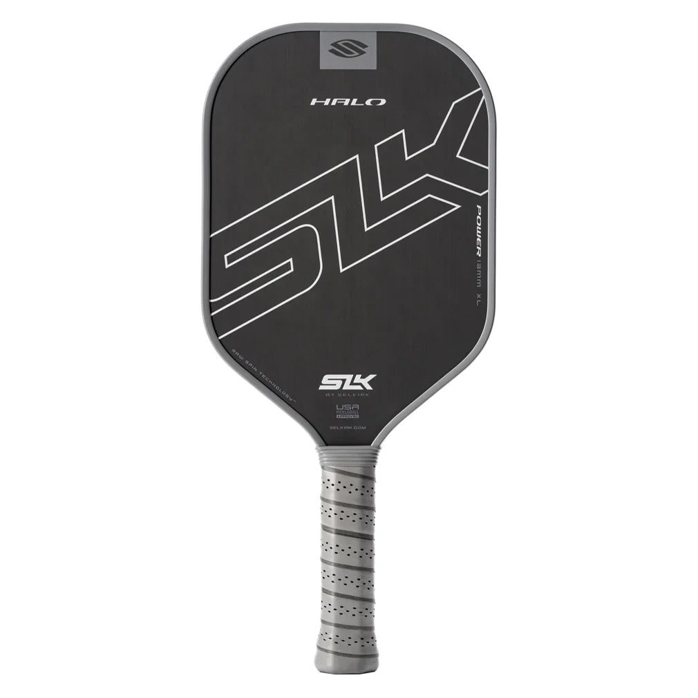 SLK Halo Power Pickleball Paddle XL Storm Gray - Bell Racket Store