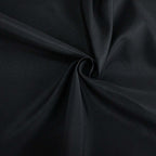 Premium Polyester 90" Round Tablecloth Black - Stain and Wrinkle-Resistant 220GSM Table Cover for Weddings & Event Decor